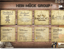 Tablet Screenshot of hein-mueck-group.de
